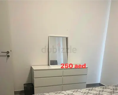 White 6-Drawer Dresser with Mirror - Brand new