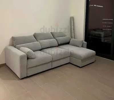 Ikea Eskilstuna L shape sofa bed with storage