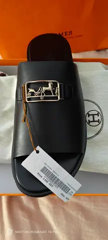 Hermes Men Sandals Veau Lisse