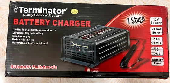 Terminator 7-Stage Automatic Battery Charger (Car/Motorbike)