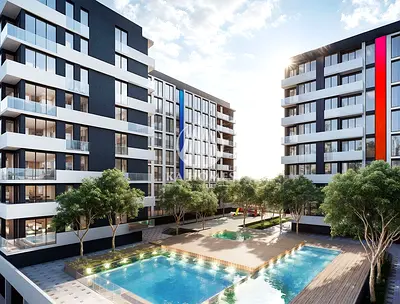 Luxury units at City Walk Sharjah – the first car-free community