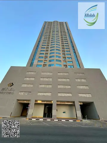 Spacious 2BHk Apartment Available For Rent in Gulf Tower Emirates city Ajman.