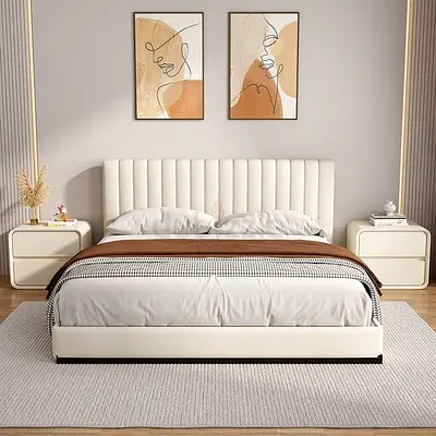 Modern Upholstered Double Bed