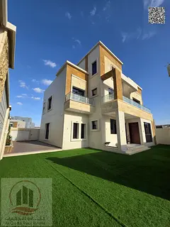 Villa for sale in Ajman, Al Zahia area, including registration. 6 master bedrooms, majlis, living ro