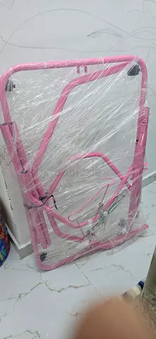 Pink Foldable Metal baby swing— Lightly Used