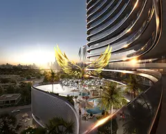 Skyline View 1BR | Binghatti Skyflame 1 | Majan