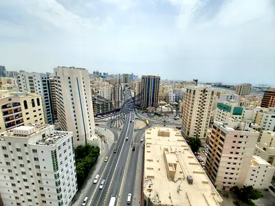 Luxury 2BHK in Al Mujarrah | 46k AED | 3 Washrooms | Balcony | Central AC | Near Corniche & Park | Ready to Move