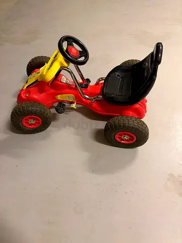 Red and Yellow Ride-On Push Car for Toddlers - Good Condition