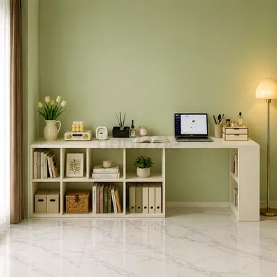 Custom Made MDF Study/Home Office Desk