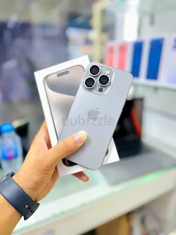 iPhone 15 Pro (Natural Titanium) - Excellent Condition with Complete Box