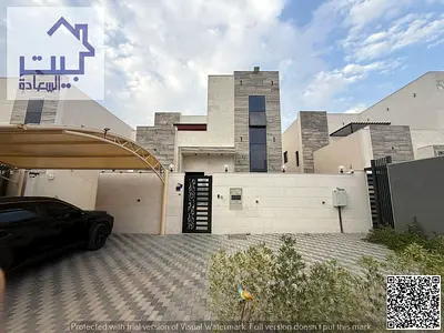 فيلاء للايجار السنوي مفروشه في  الحليو 2عجمان و جاهزة للسكن  مساحة الأرض 3014 مساحة البناء 3200  عدد الغرف4+6حمامات بسعر مغري جدا