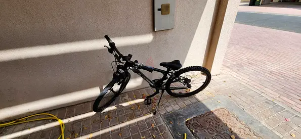 Rockrider ST 500 Used black mountain bike for kids - good working condition