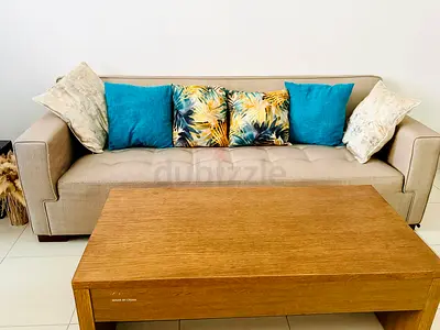 4 seater sofa with coffee table