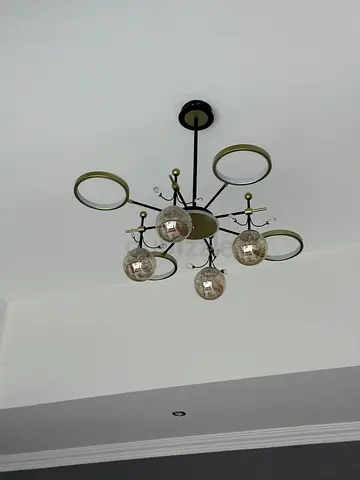 Modern multi-globe ceiling chandelier light fixture