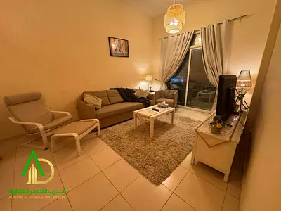 Fully furnished 1-bedroom apartment for rent in Al Hamidiya 2 with a balcony and open view, central AC, free parking, bills and internet included at a