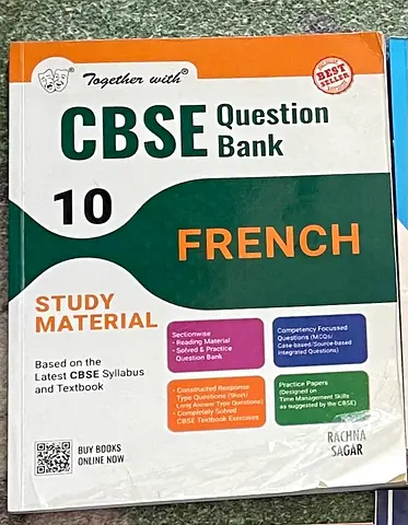Together with CBSE GRADE 10 Question BANK FRENCH STUDY MATERIAL