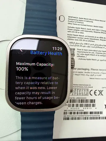 Apple Watch Ultra 3 TDRA