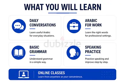 Spoken Arabic Course for Adults | STARTING 15 MAY