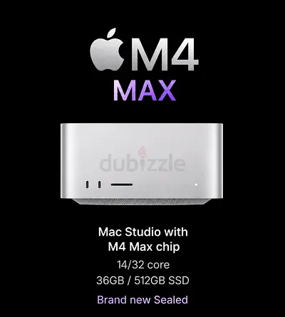 Mac Studio M4 Max | 36GB RAM | 512GB SSD | Brand New Sealed