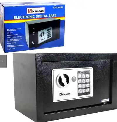 Namson Electronic Digital Safe - Compact Home/Office Safe