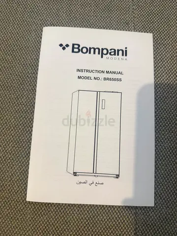 Bompani Refrigerator Instruction Manual (Model BR690SS)