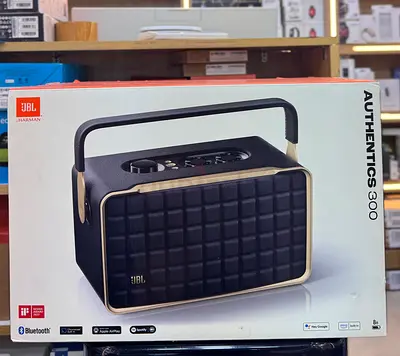 JBL Authentics 300 - Portable Retro-Style Smart Bluetooth Speaker