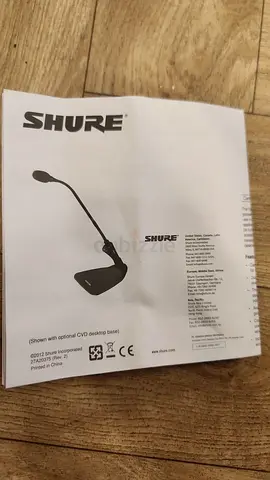 Shure Gooseneck Microphone (manual shown) - Good condition