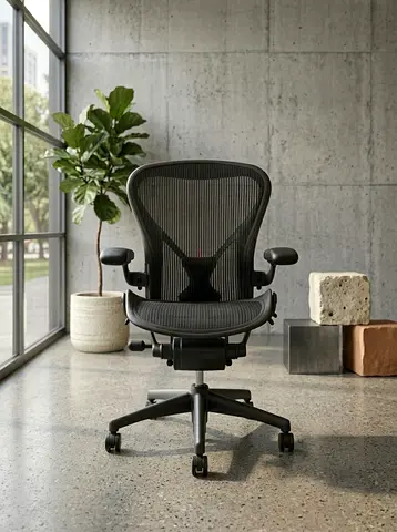 Hermanmiller aeron office chair in black fir sell