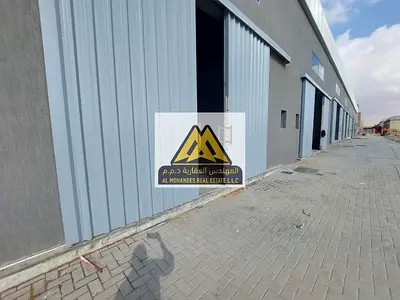 Warehouse for rent in Al Jurf Industrial 3 Ajman with a spacious 3552 sq ft area in a prime location close to services and main roads suitable for sto