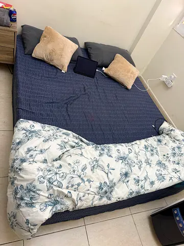 Queen Size Mattress with Bedding - Used, Good Condition