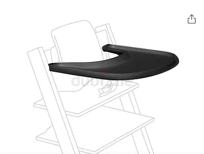 Detachable Tray for Stokke Tripp Trapp High Chair - Black