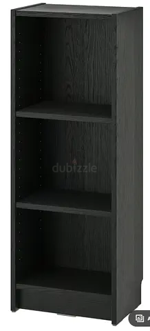 IKEA - BILLY - Slim Black 5-Shelf Bookcase / Storage Unit - Good Condition