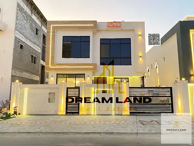 فيلا رائعة، تشمل رسوم التسجيل، تتكون من 6 غرف نوم رئيسية مع خزائن ملابس مدمجة وسطح، معروضة للبيع الآن في منطقة راقية.