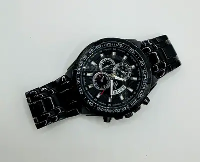 IIk Collection Analogue Black Dial Watch