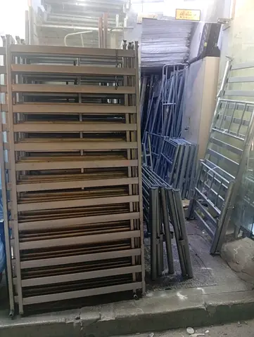 Heavy Duty Bunk Bed Silver Colour