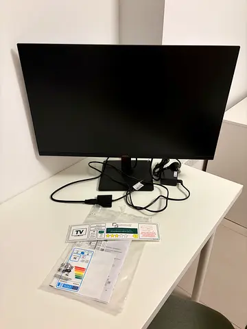 Samsung 27-inch LED Computer Monitor with Stand and Cables - like new