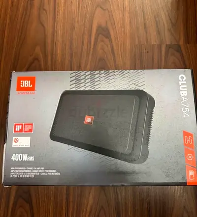 JBL Car Amplifier club A754 - used in Box