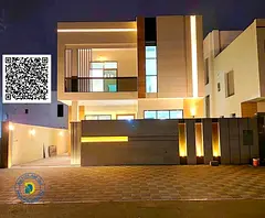 Ideal opportunity, prime location, luxury villa in Al Yasmin, 6 bedrooms, registration fees included