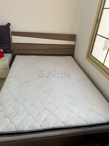 Queen size bed with good quality mattress