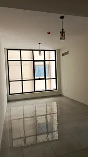 For rent in Muwaileh – brand new 2BR + hall, 3 baths, semi-closed kitchen, free parking &amp; gym,