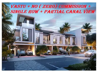 +++++Vastu+Single Row +Partial CANAL VIEW+ Eligible for Golden Visa+ Below OP,  Aed 2.3 only, 4BR Townhouse