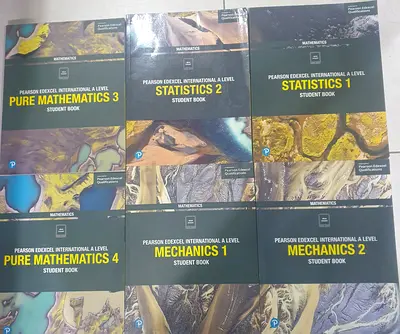 Set of 6 (Pure Math 3  4, Mechanics 1  2, Statistics 1  2)