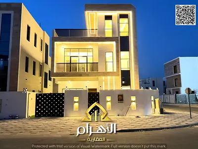 فيلا ممتازه بمنطقه الباهيه عجمان بمسبح خاص تصميم مميز تملك حر لجميع الجنسيات