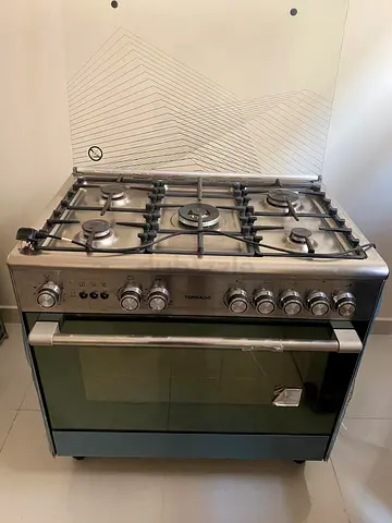 Tornado 5-Burner Gas Cooker with Oven - Good Working Condition