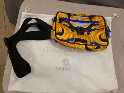 Authentic Versace Baroque Print Crossbody/Shoulder Bag with Dust Bag - NEW