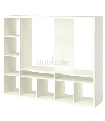 Ikea Lapland TV Unit and Storage White