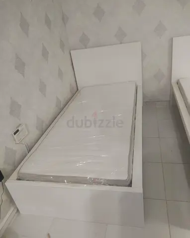 Ikea malam single bed (90*200)with  an IKEA mattress ✨