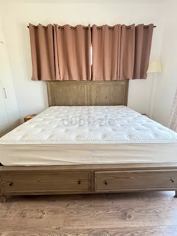 SUPER KING BED WITH PREMIUM ORGANIC MATTRESS