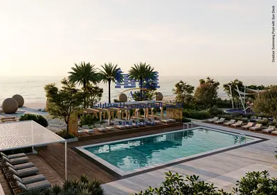 Private Beach || Luxurious 2BR Converted To 3BR || Beach View || Chiller Free || Parking Free || Al