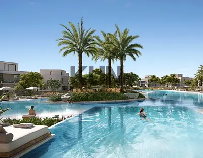 فيلا مواجهة للبحيرة | 5 غرف بالميرا | مفروشة | مجتمع حمام سباحة خاص